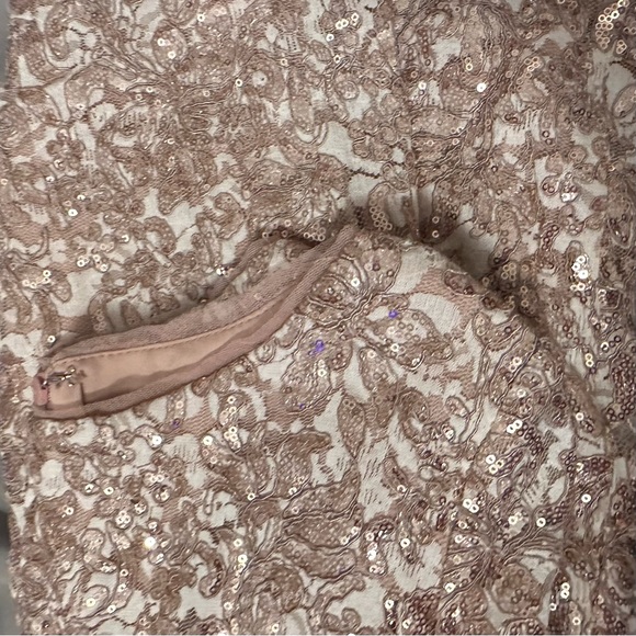 XSCAPE
Midi shimmer Lace Long Sleeve cocktail prom wedding Dress Size 12 - Picture 12 of 14